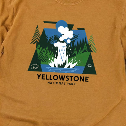 Yellowstone National Park 2 Cotton Long Sleeve
