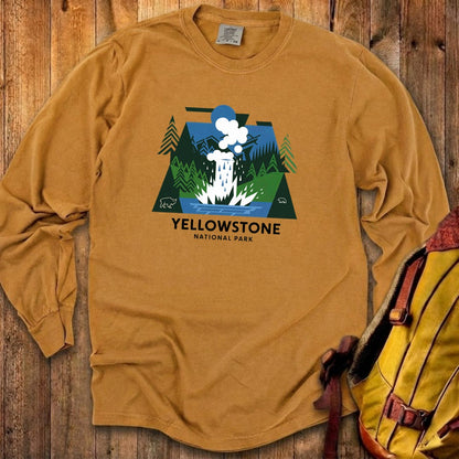 Yellowstone National Park 2 Cotton Long Sleeve