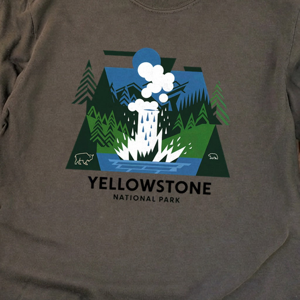Yellowstone National Park 2 Cotton Long Sleeve