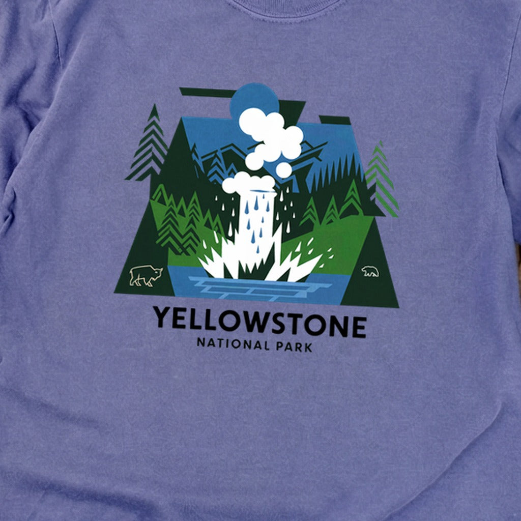 Yellowstone National Park 2 Cotton Long Sleeve