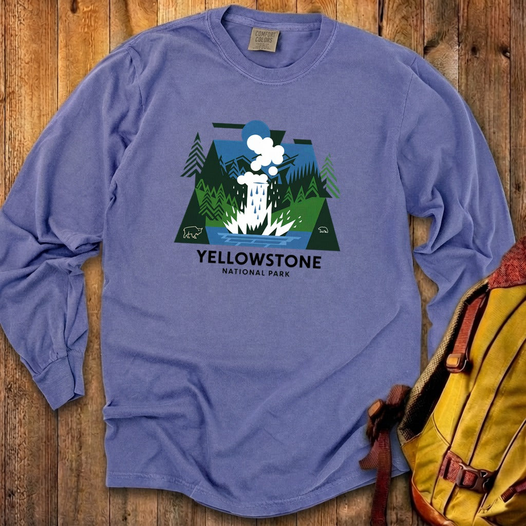 Yellowstone National Park 2 Cotton Long Sleeve