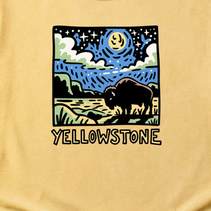 Yellowstone National Park at Night Cotton T-Shirt
