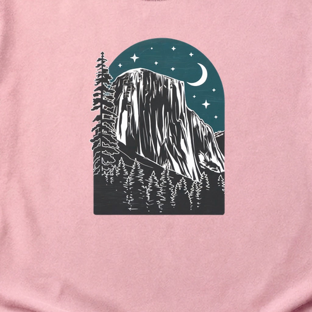 Yosemite El Capitan at Night Cotton T-Shirt
