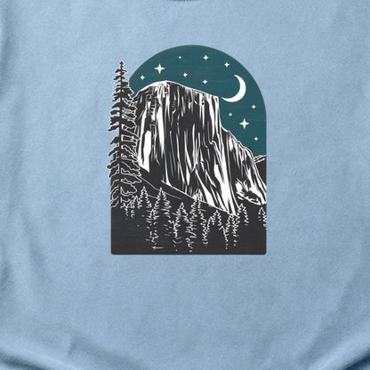 Yosemite El Capitan at Night Cotton T-Shirt