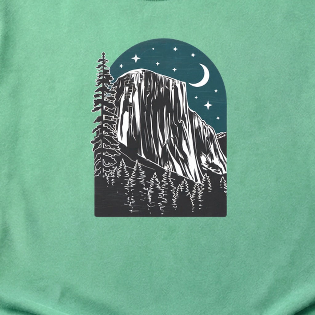 Yosemite El Capitan at Night Cotton T-Shirt