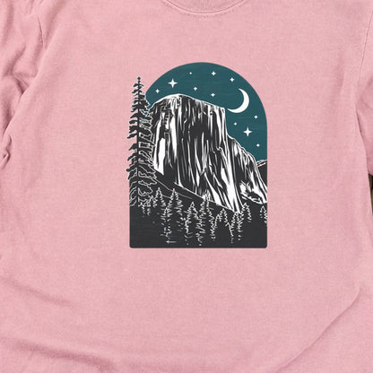 Yosemite El Capitan at Night Cotton Long Sleeve
