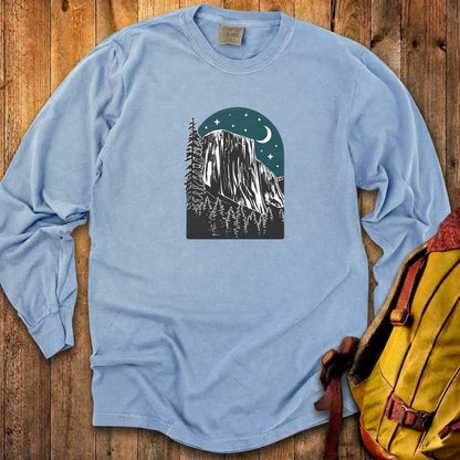 Yosemite El Capitan at Night Cotton Long Sleeve