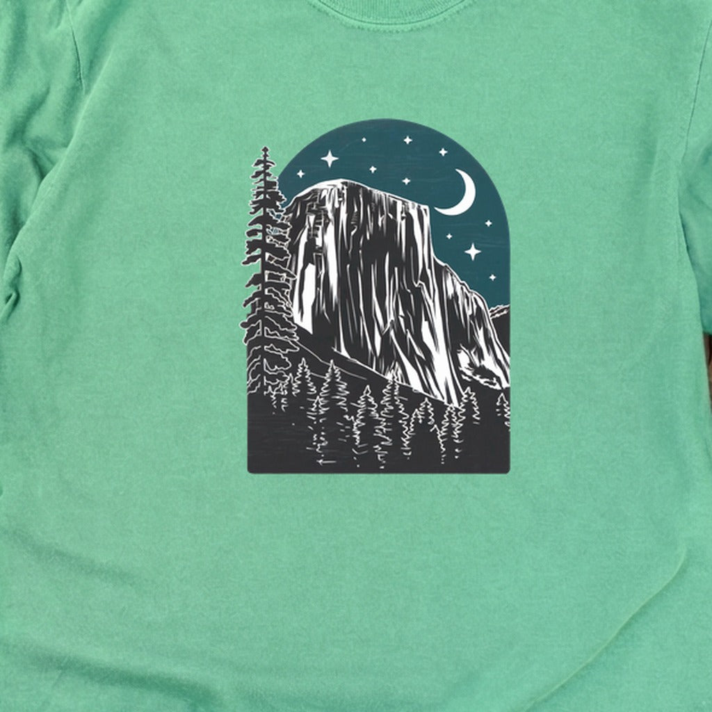 Yosemite El Capitan at Night Cotton Long Sleeve