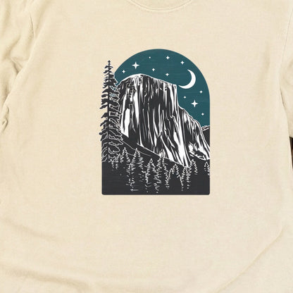 Yosemite El Capitan at Night Cotton Long Sleeve