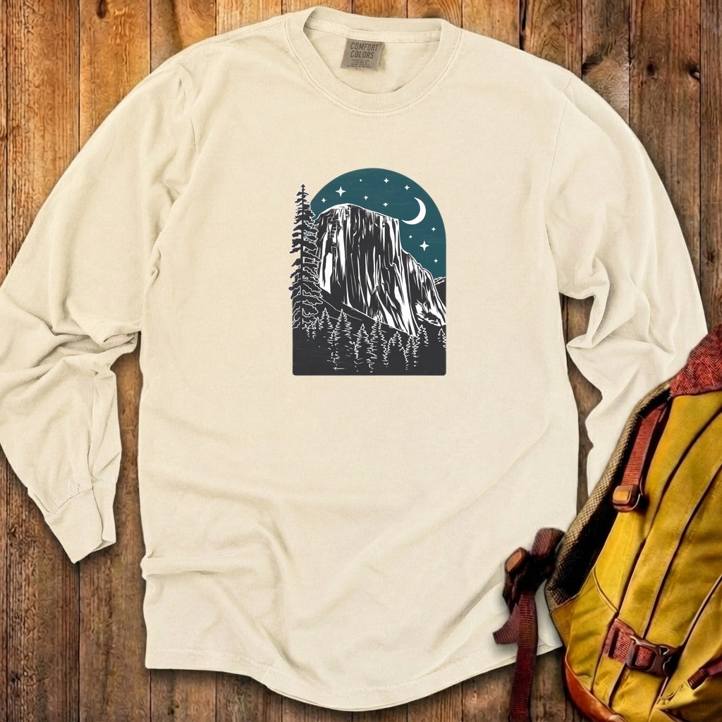 Yosemite El Capitan at Night Cotton Long Sleeve