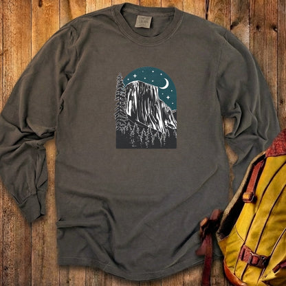 Yosemite El Capitan at Night Cotton Long Sleeve