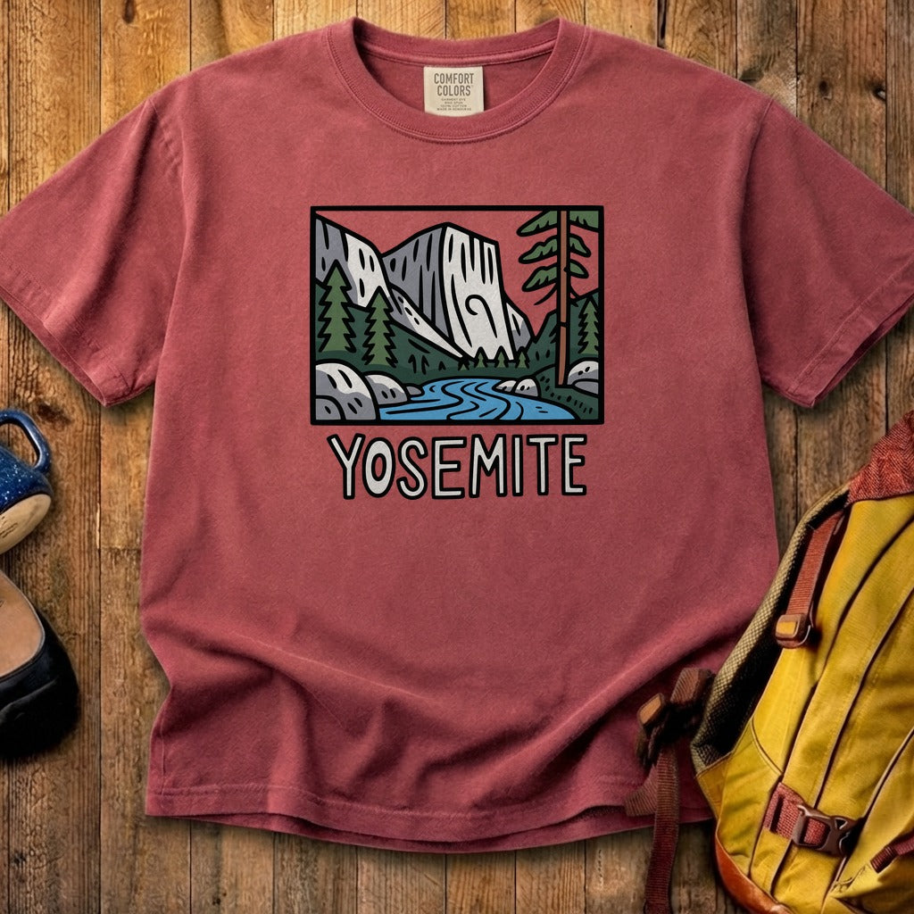 Yosemite National Park Cotton T-Shirt
