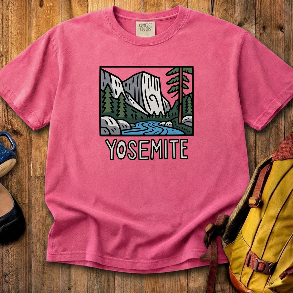 Yosemite National Park Cotton T-Shirt