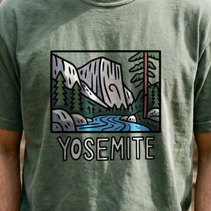 Yosemite National Park Cotton T-Shirt
