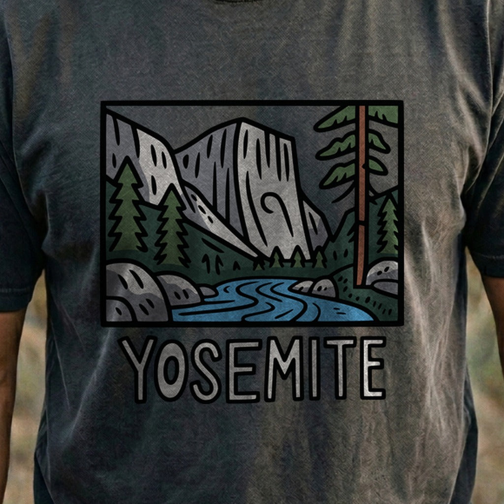 Yosemite National Park Cotton T-Shirt