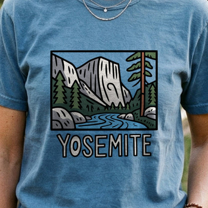 Yosemite National Park Cotton T-Shirt