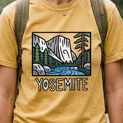 Yosemite National Park Cotton T-Shirt