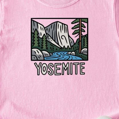 Yosemite National Park Kids Cotton T-Shirt