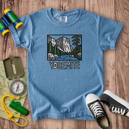 Yosemite National Park Kids Cotton T-Shirt
