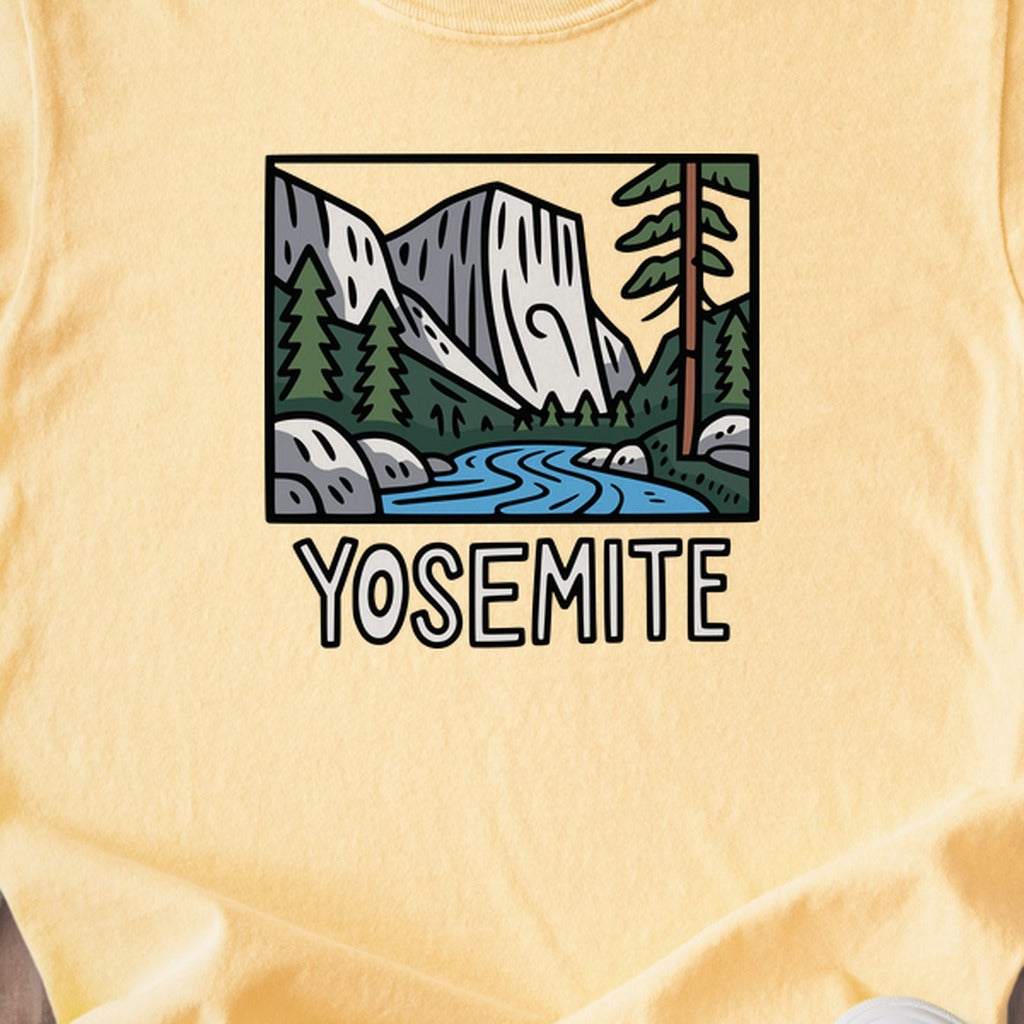 Yosemite National Park Kids Cotton T-Shirt