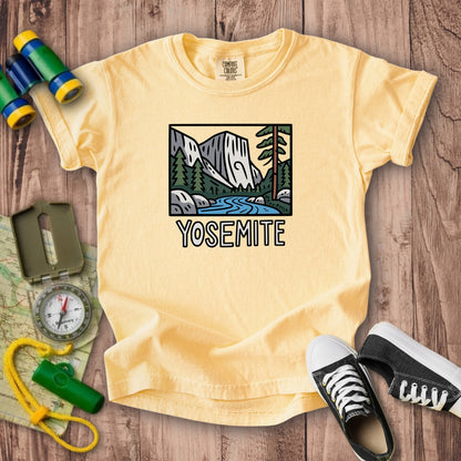 Yosemite National Park Kids Cotton T-Shirt