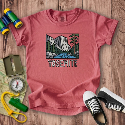 Yosemite National Park Kids Cotton T-Shirt