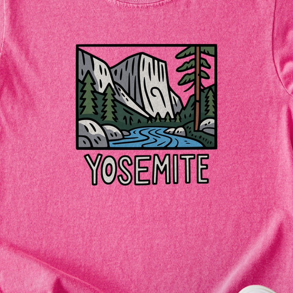 Yosemite National Park Kids Cotton T-Shirt