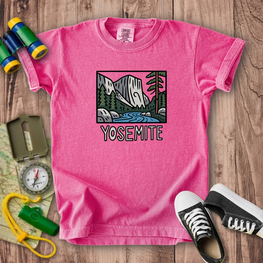 Yosemite National Park Kids Cotton T-Shirt