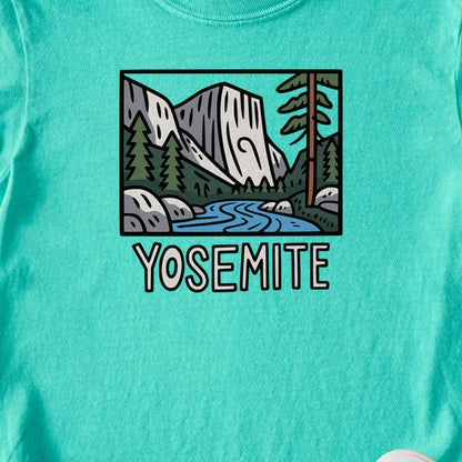 Yosemite National Park Kids Cotton T-Shirt
