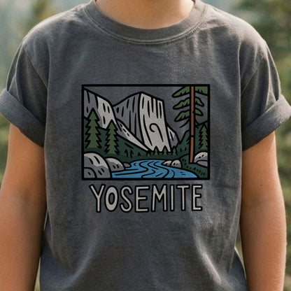Yosemite National Park Kids Cotton T-Shirt
