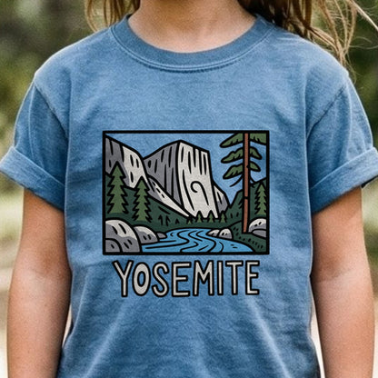 Yosemite National Park Kids Cotton T-Shirt