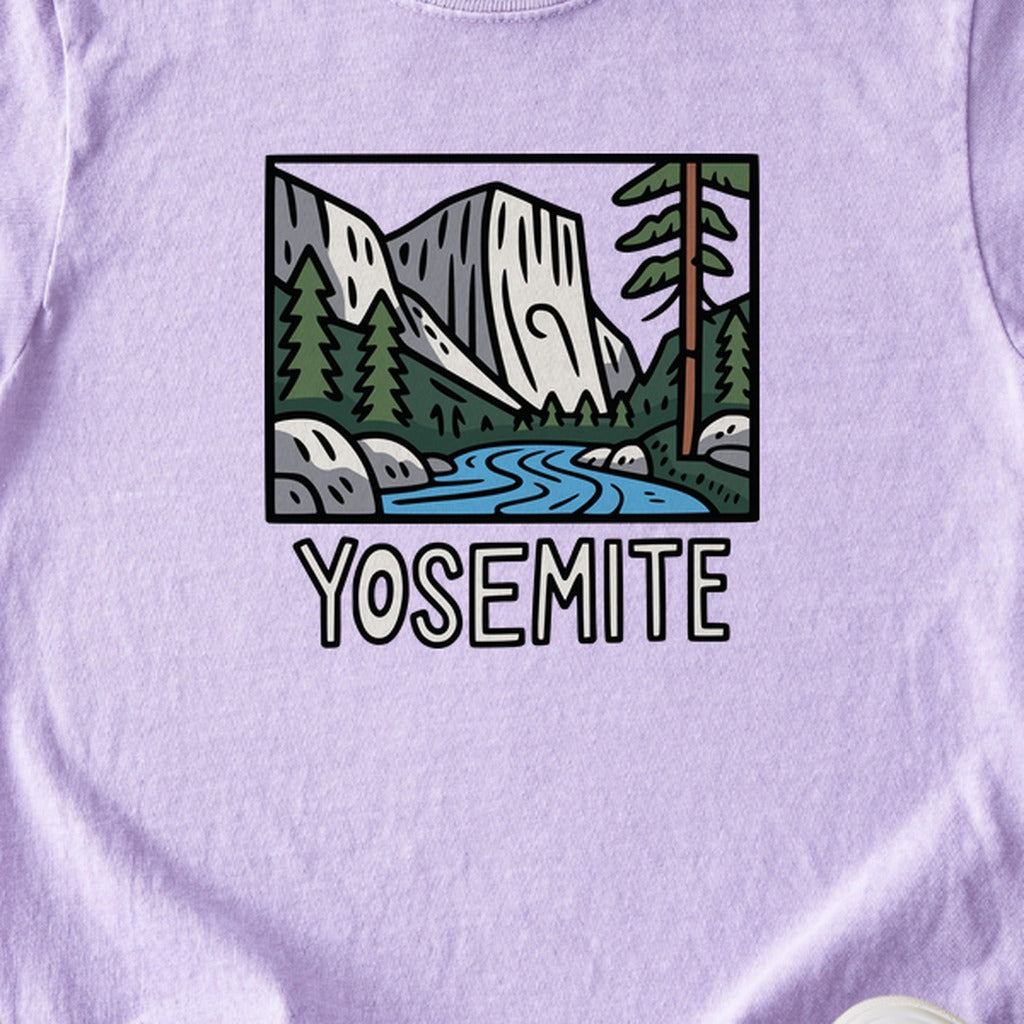 Yosemite National Park Kids Cotton T-Shirt