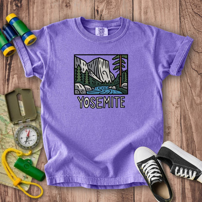 Yosemite National Park Kids Cotton T-Shirt