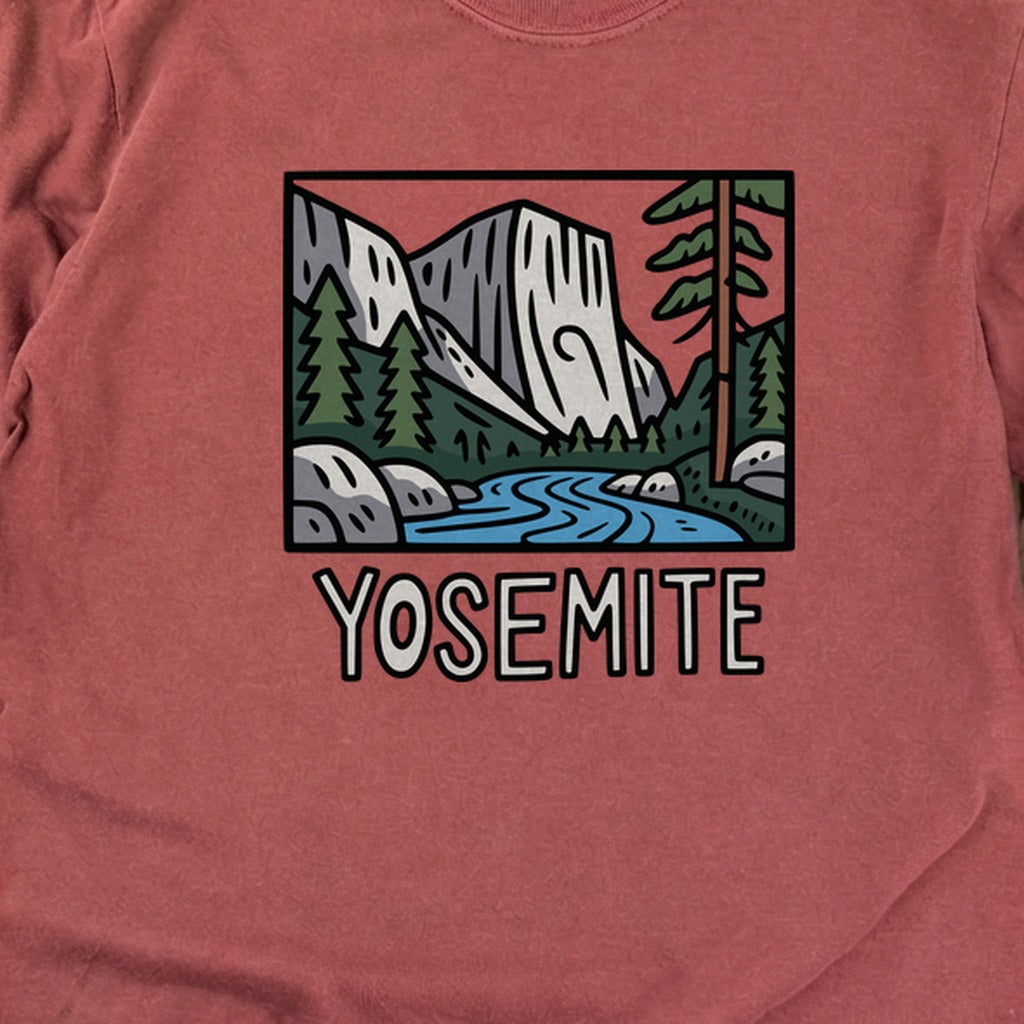 Yosemite National Park Cotton Long Sleeve