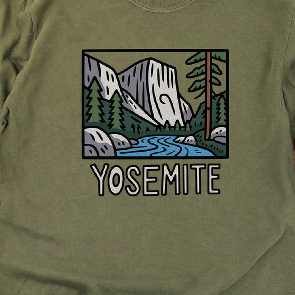 Yosemite National Park Cotton Long Sleeve
