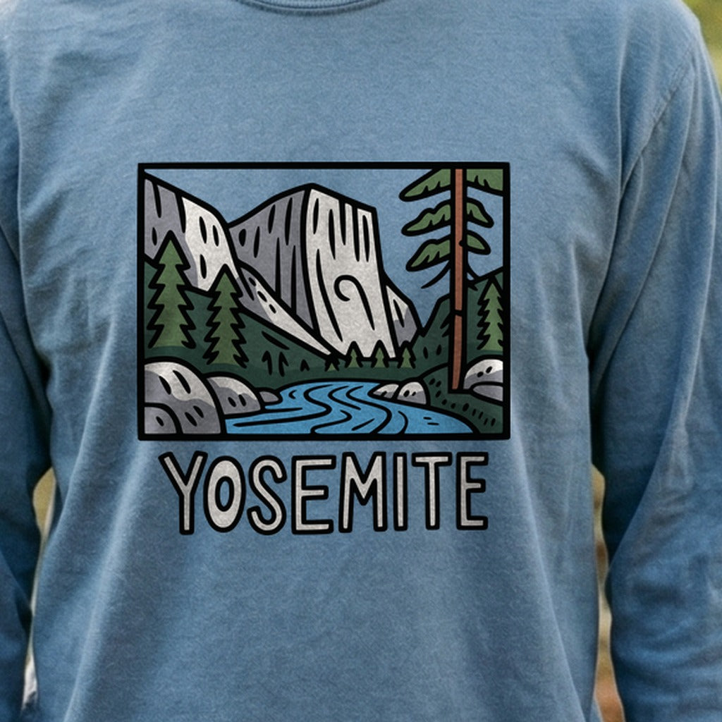Yosemite National Park Cotton Long Sleeve