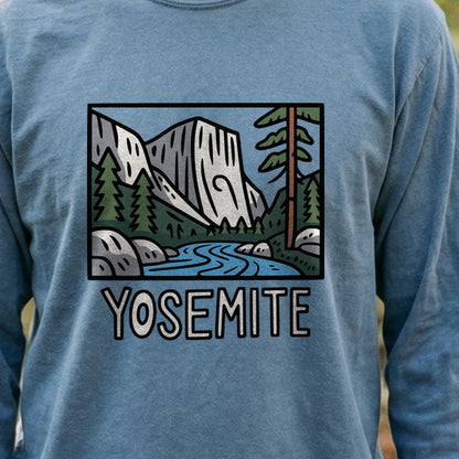 Yosemite National Park Cotton Long Sleeve