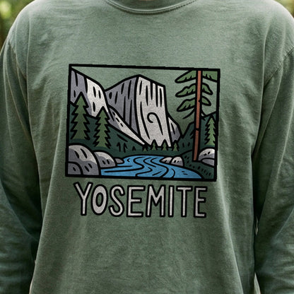 Yosemite National Park Cotton Long Sleeve