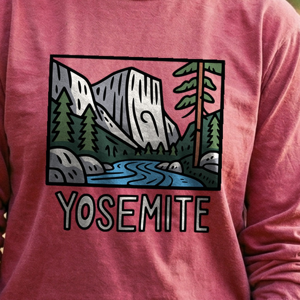 Yosemite National Park Cotton Long Sleeve