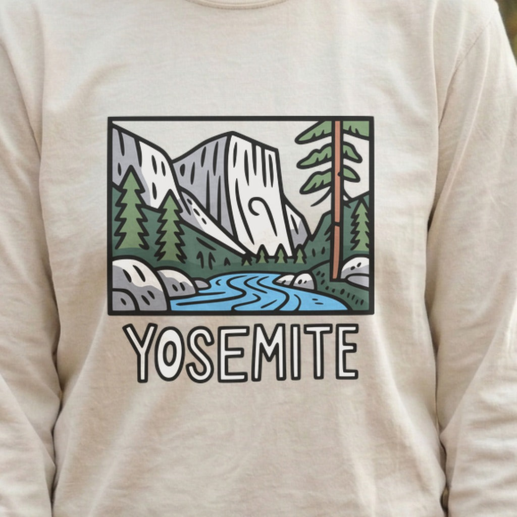 Yosemite National Park Cotton Long Sleeve
