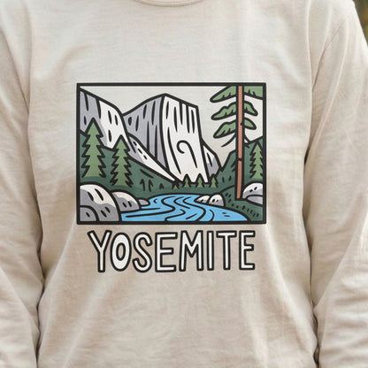 Yosemite National Park Cotton Long Sleeve