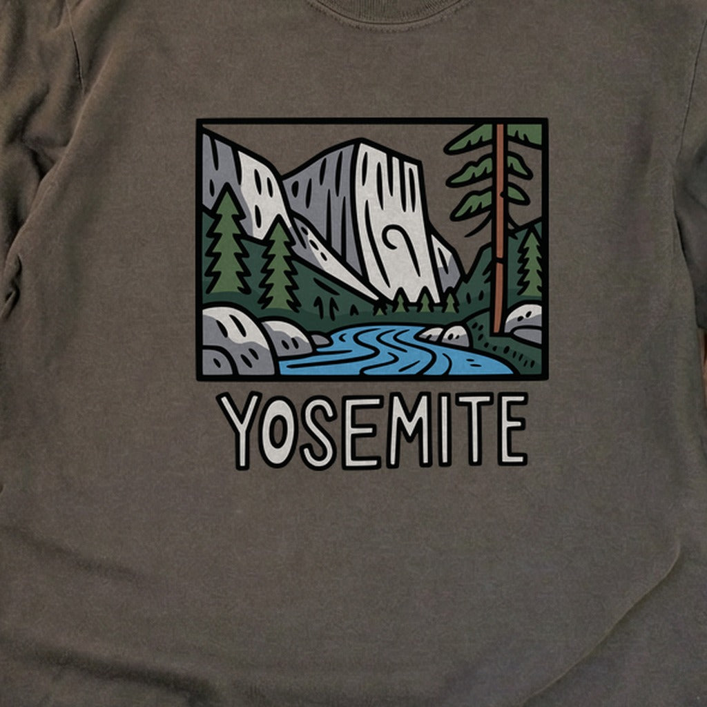 Yosemite National Park Cotton Long Sleeve