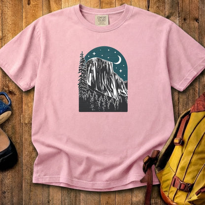 Yosemite at Night Cotton T-Shirt