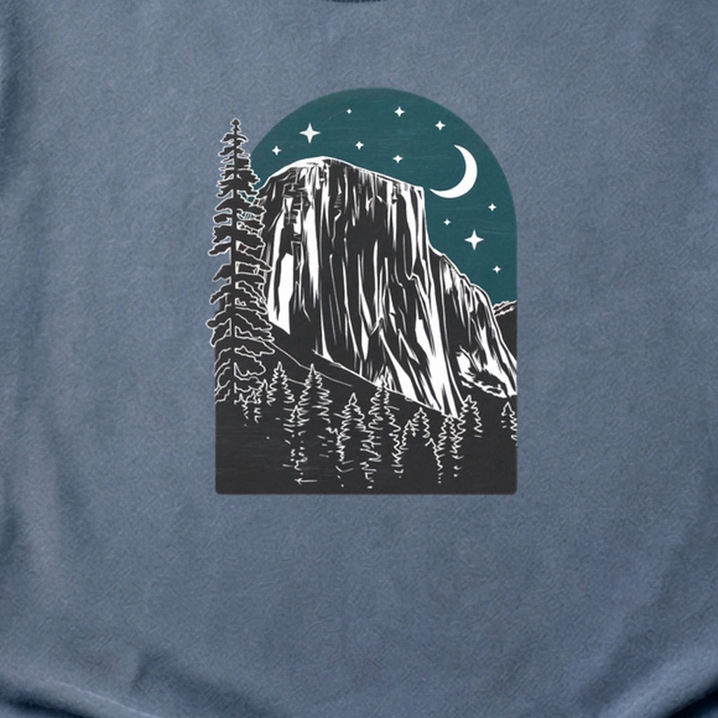 Yosemite at Night Cotton T-Shirt