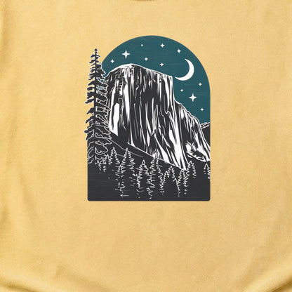 Yosemite at Night Cotton T-Shirt