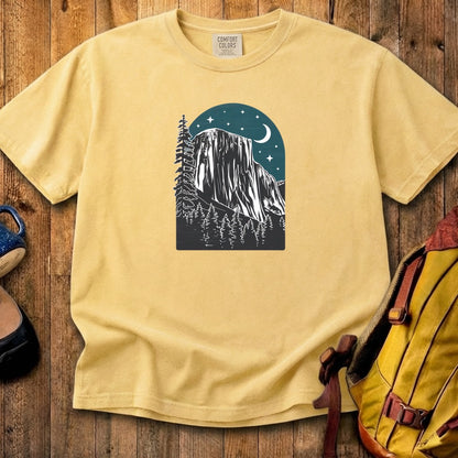Yosemite at Night Cotton T-Shirt