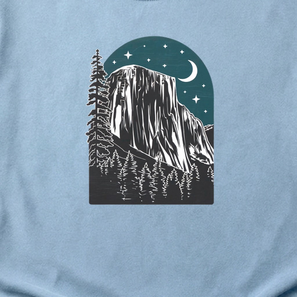 Yosemite at Night Cotton T-Shirt