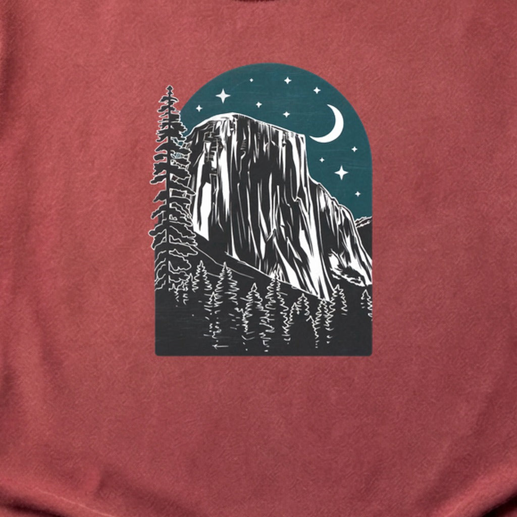 Yosemite at Night Cotton T-Shirt