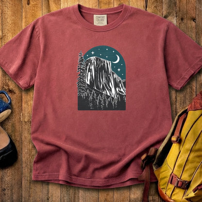 Yosemite at Night Cotton T-Shirt