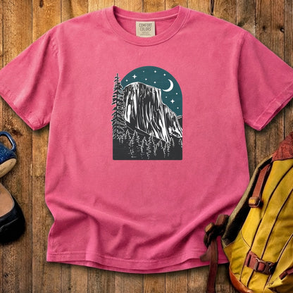 Yosemite at Night Cotton T-Shirt